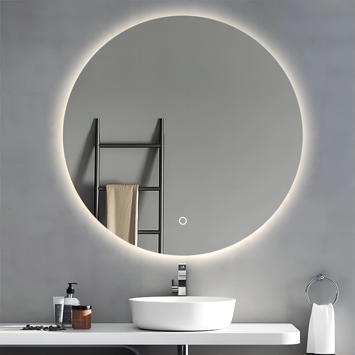 Frameless LED Bathroom Mirror - C001