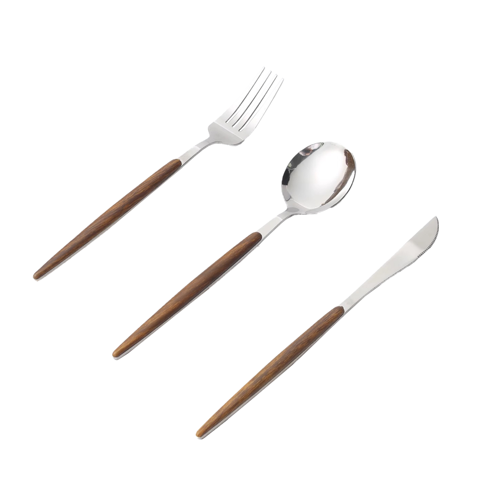3pcs 木 (Mu) - Cutlery set