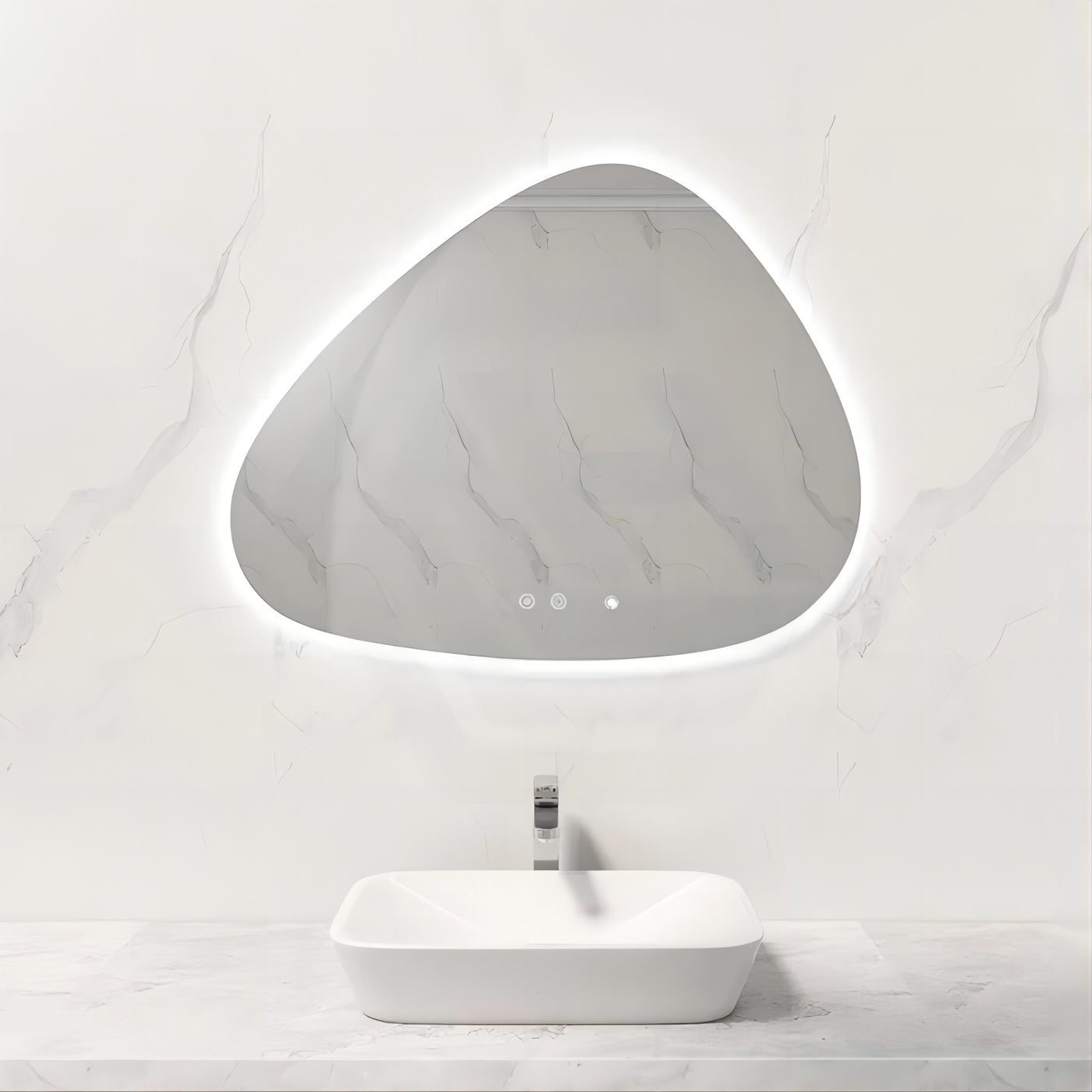 Frameless LED Bathroom Mirror - YX8674