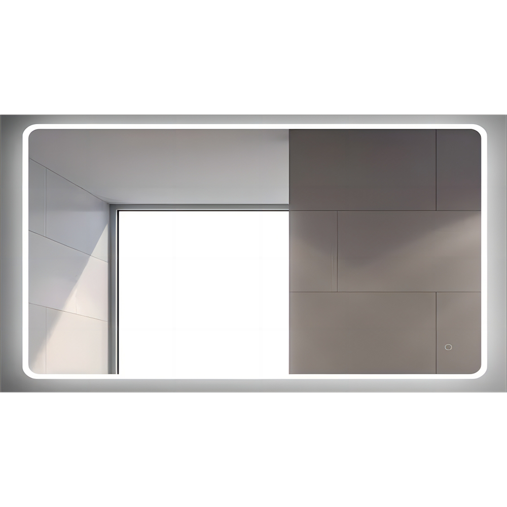 Frameless LED Demisting Bathroom Mirror - CAS2